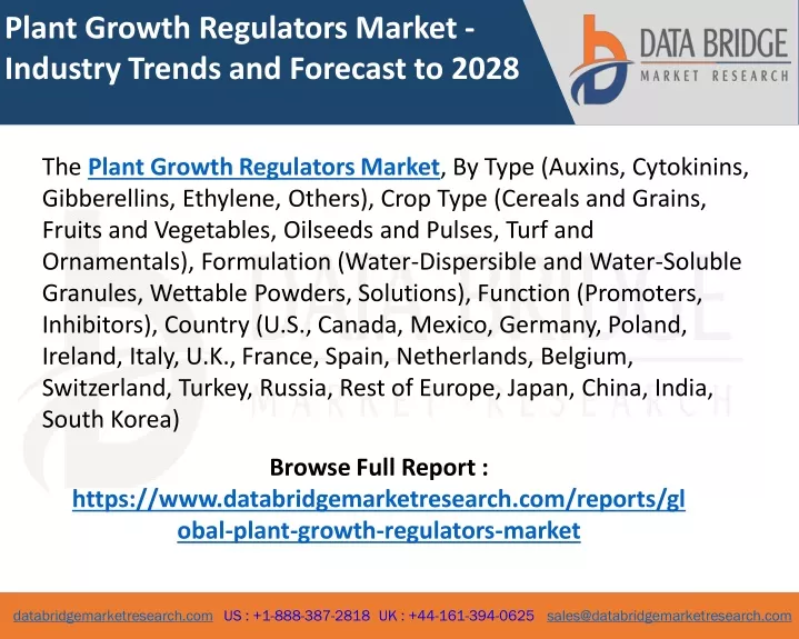 plant growth regulators market industry trends