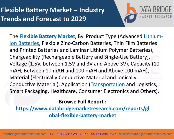 flexible battery market industry trends