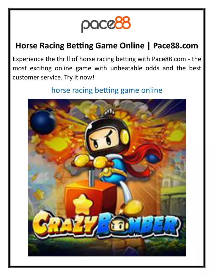 horse racing betting game online pace88 com