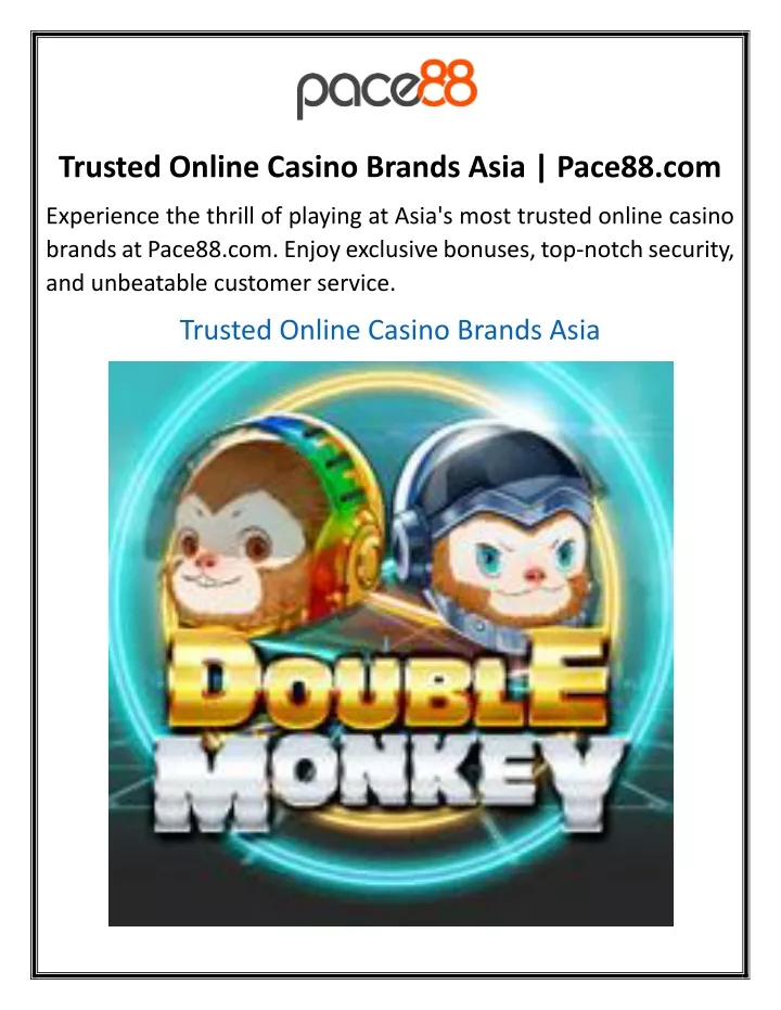 trusted online casino brands asia pace88 com