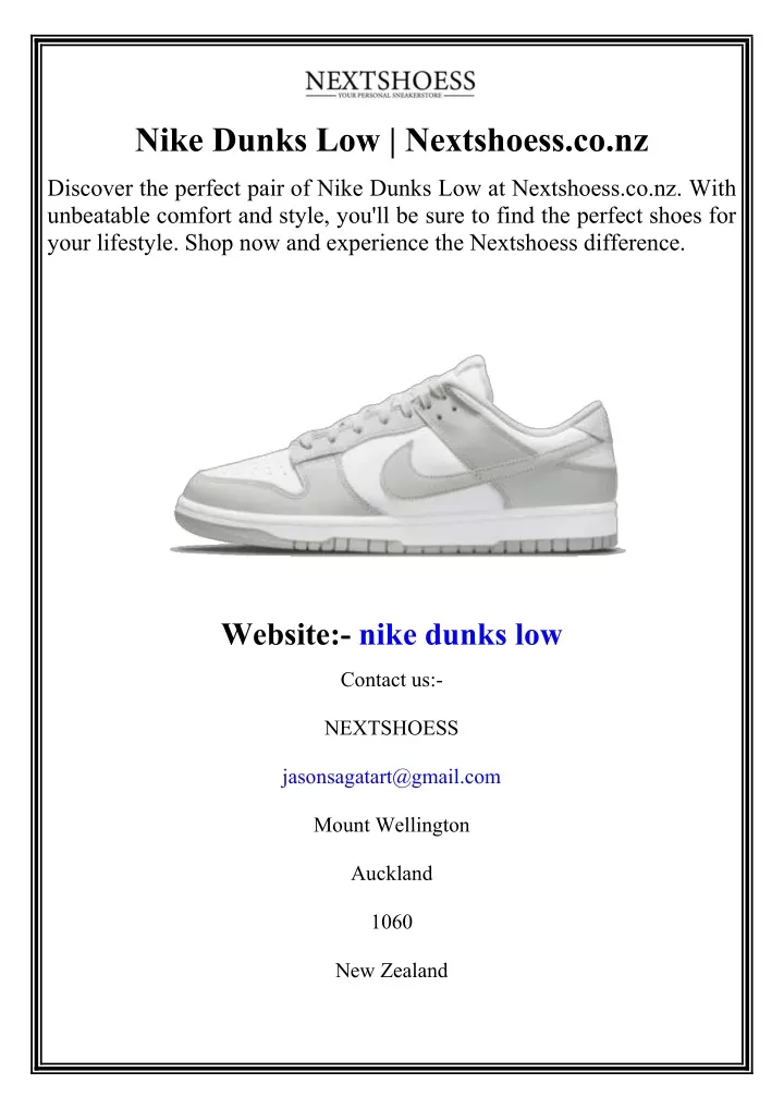 nike dunks low nextshoess co nz