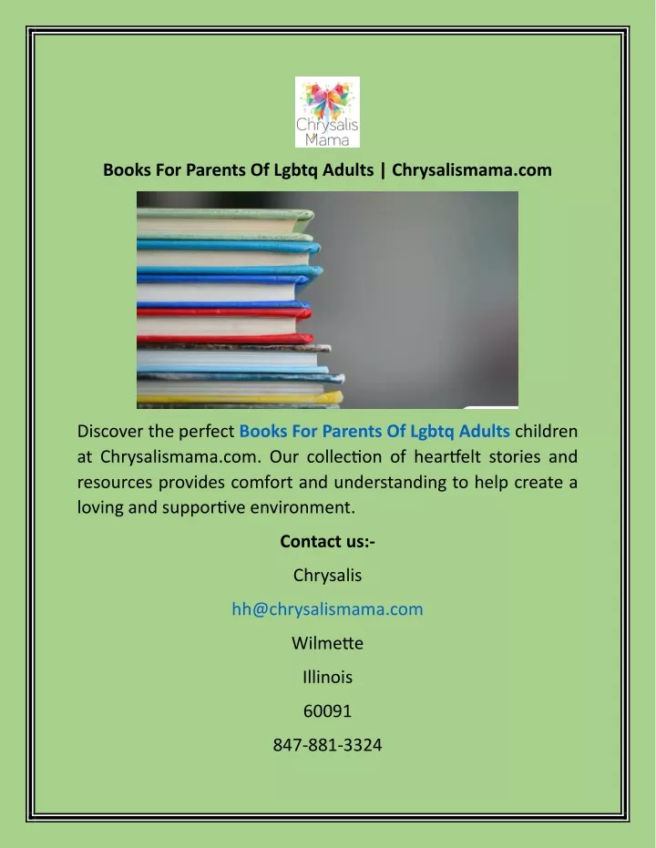 books for parents of lgbtq adults chrysalismama