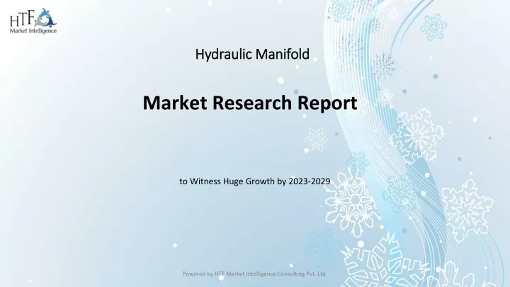 hydraulic manifold market research report