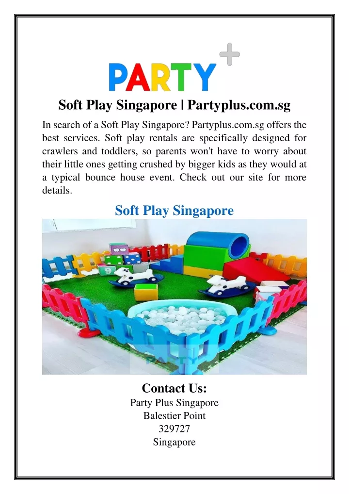 soft play singapore partyplus com sg