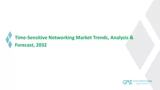 time sensitive networking market trends analysis