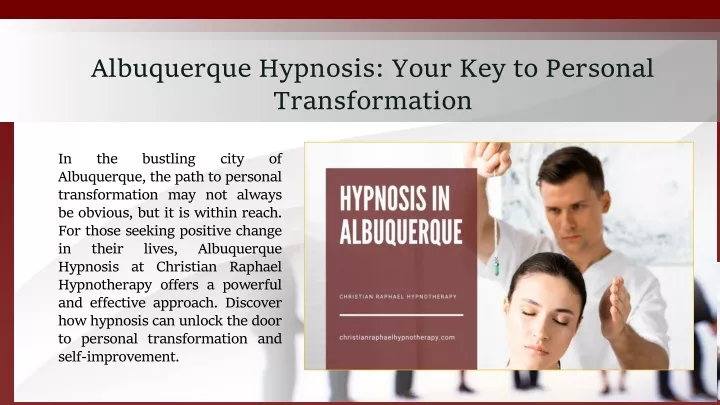albuquerque hypnosis your key to personal