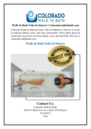 walk in bath tubs in denver coloradowalkinbath com