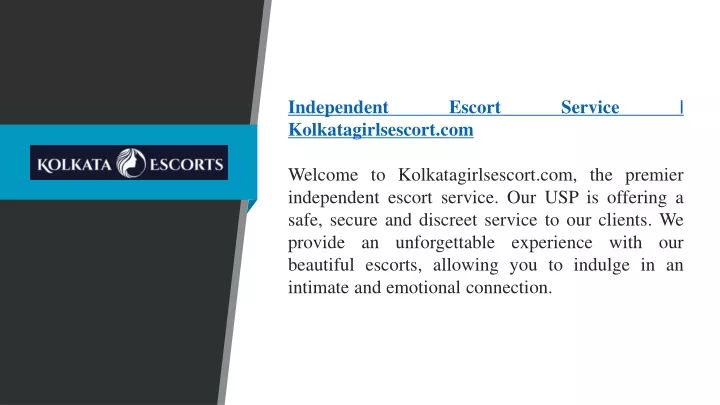 independent escort service kolkatagirlsescort