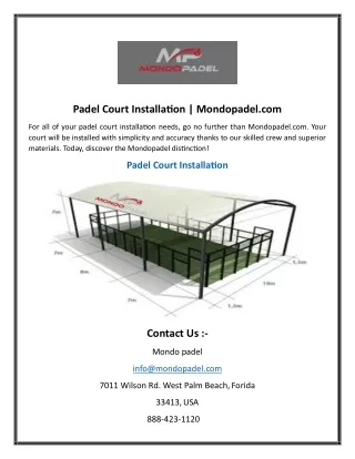 Padel Court Installation