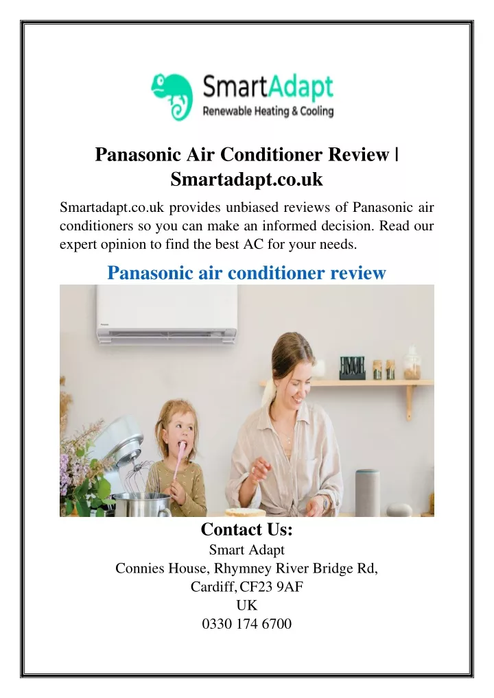 panasonic air conditioner review smartadapt co uk