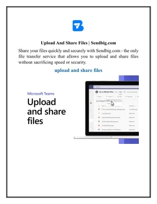 Upload And Share Files  Sendbig.com