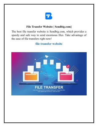 File Transfer Website  Sendbig.com]
