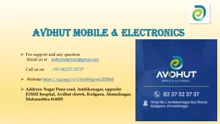 Best Electronic store in Ahmednagar | Avdhut Selection