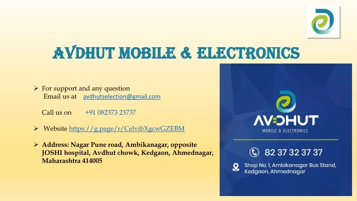 avdhut mobile electronics