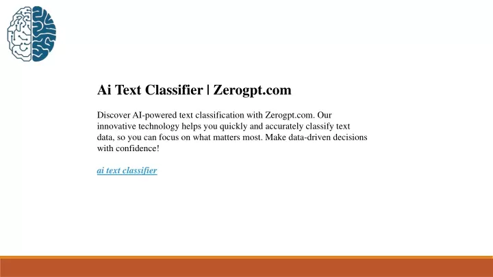 ai text classifier zerogpt com discover