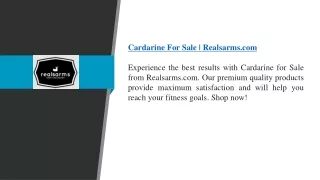 Cardarine For Sale  Realsarms.com
