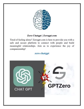 PPT Chatgpt Zero Check Zerogpt com PowerPoint Presentation free 