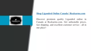 Shop Ligandrol Online Canada  Realsarms.com