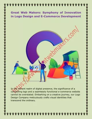 great web makers symphony of innovation in logo