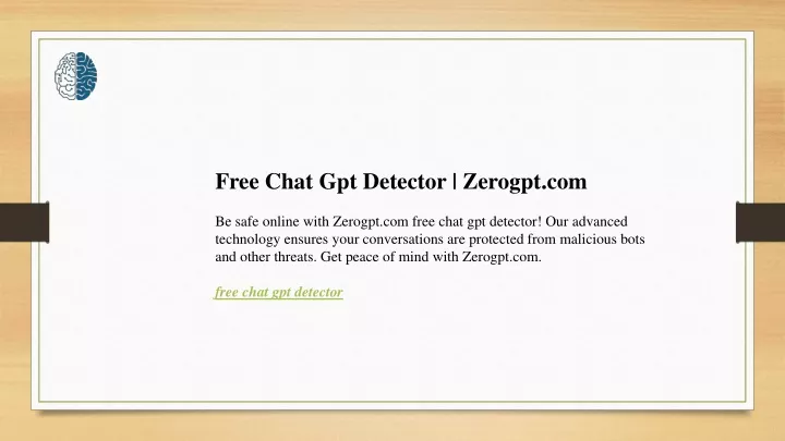 free chat gpt detector zerogpt com be safe online