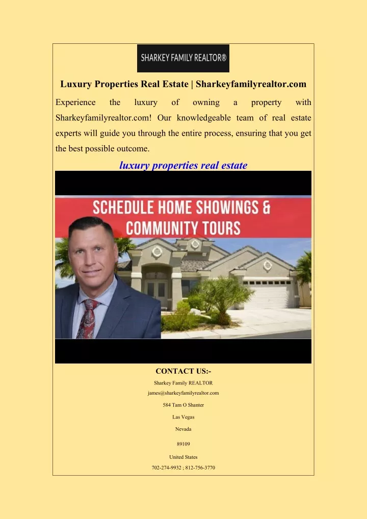 luxury properties real estate