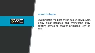 Casino Malaysia 3wemy.net