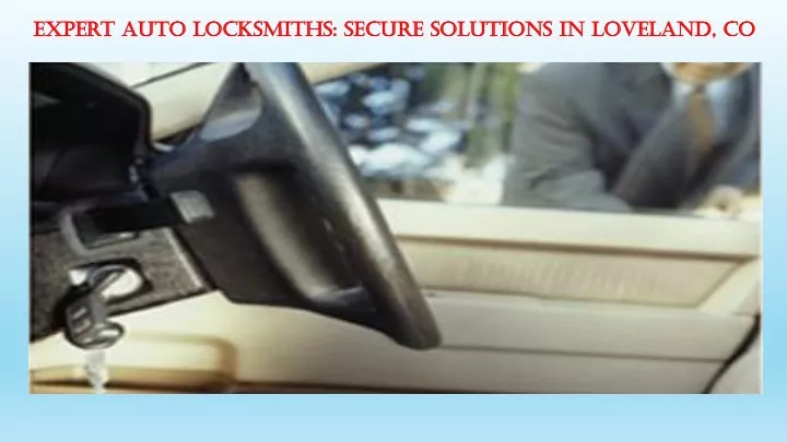 expert auto locksmiths secure solutions