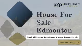 House For Sale Edmonton