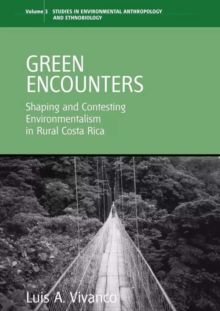 read download green encounters shaping