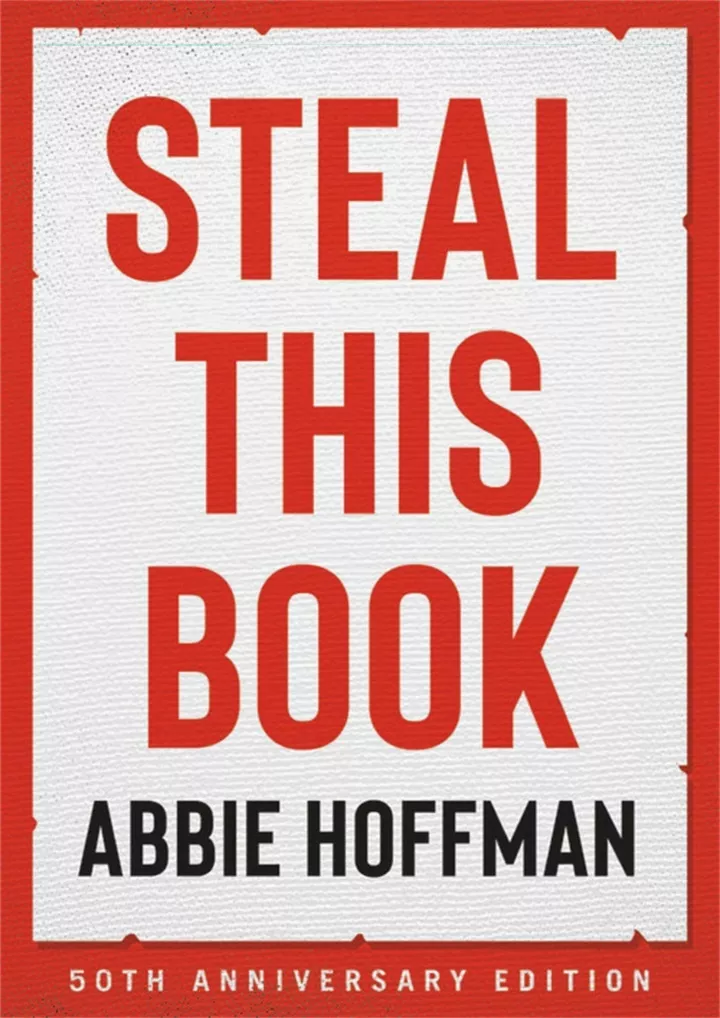 pdf download steal this book 50th anniversary