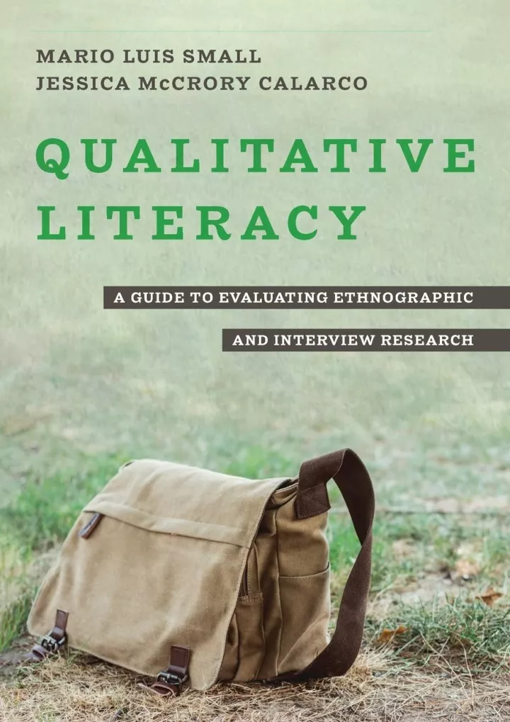 pdf download qualitative literacy download