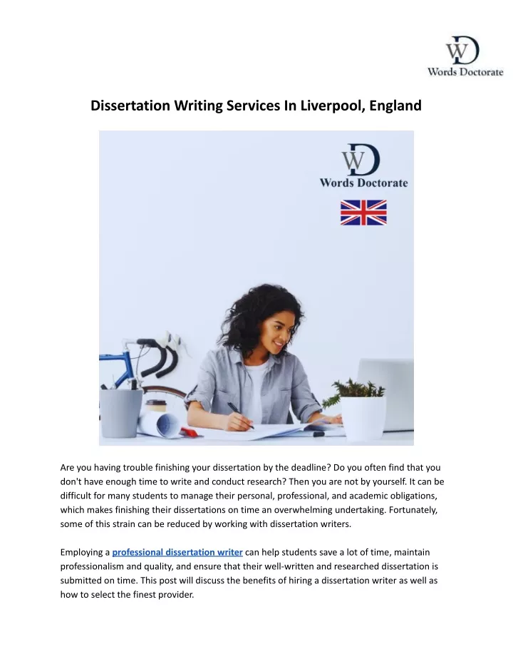 dissertation writing services in liverpool england