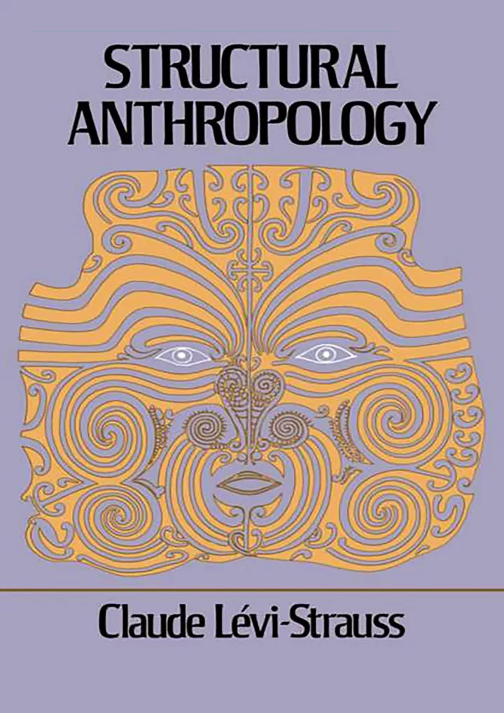 pdf read structural anthropology download