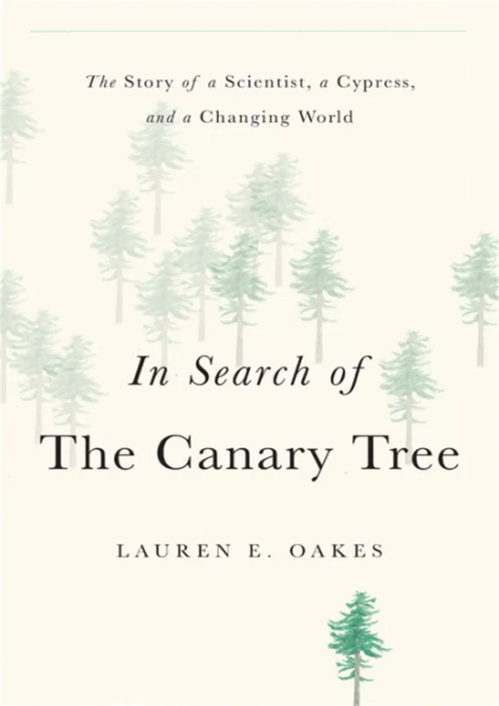 read ebook pdf in search of the canary tree