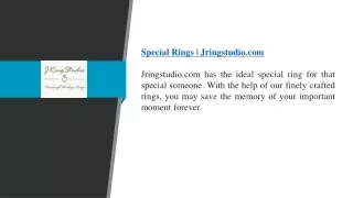 Special Rings  Jringstudio.com