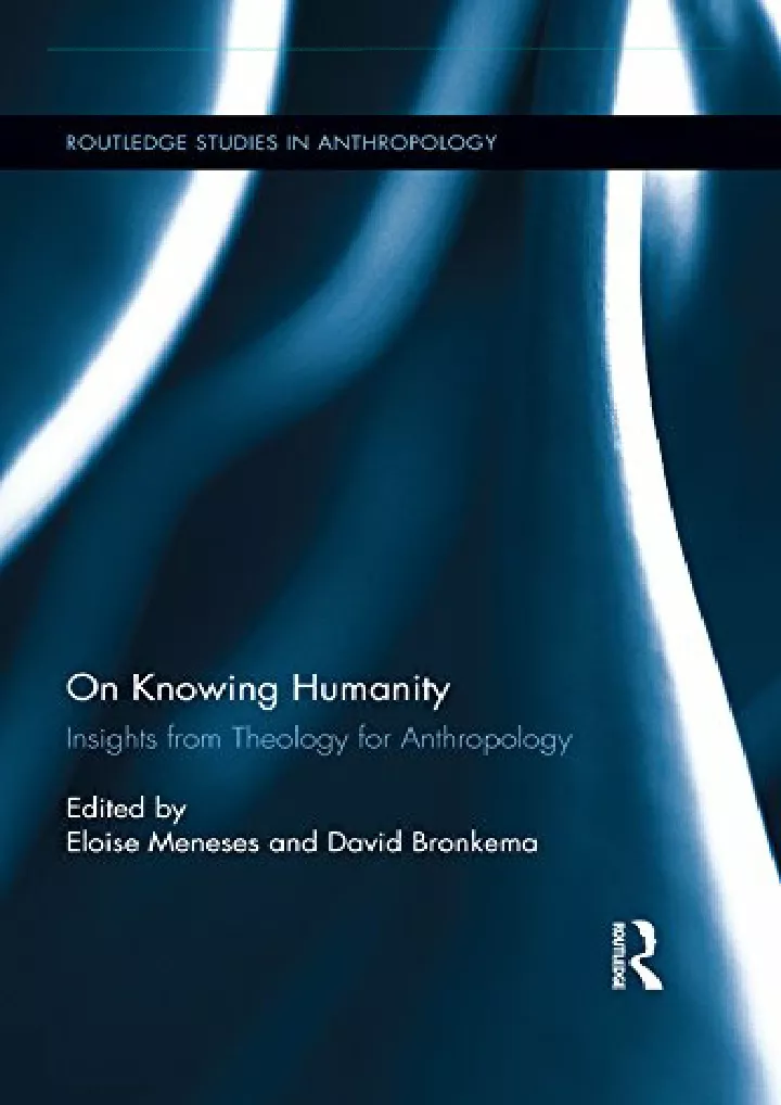 download pdf on knowing humanity insights from