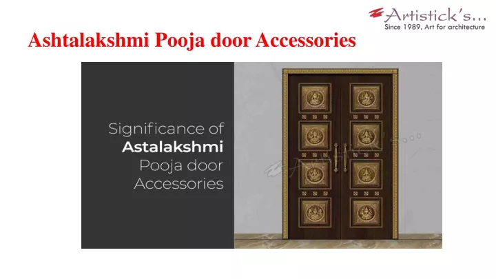 ashtalakshmi pooja door accessories