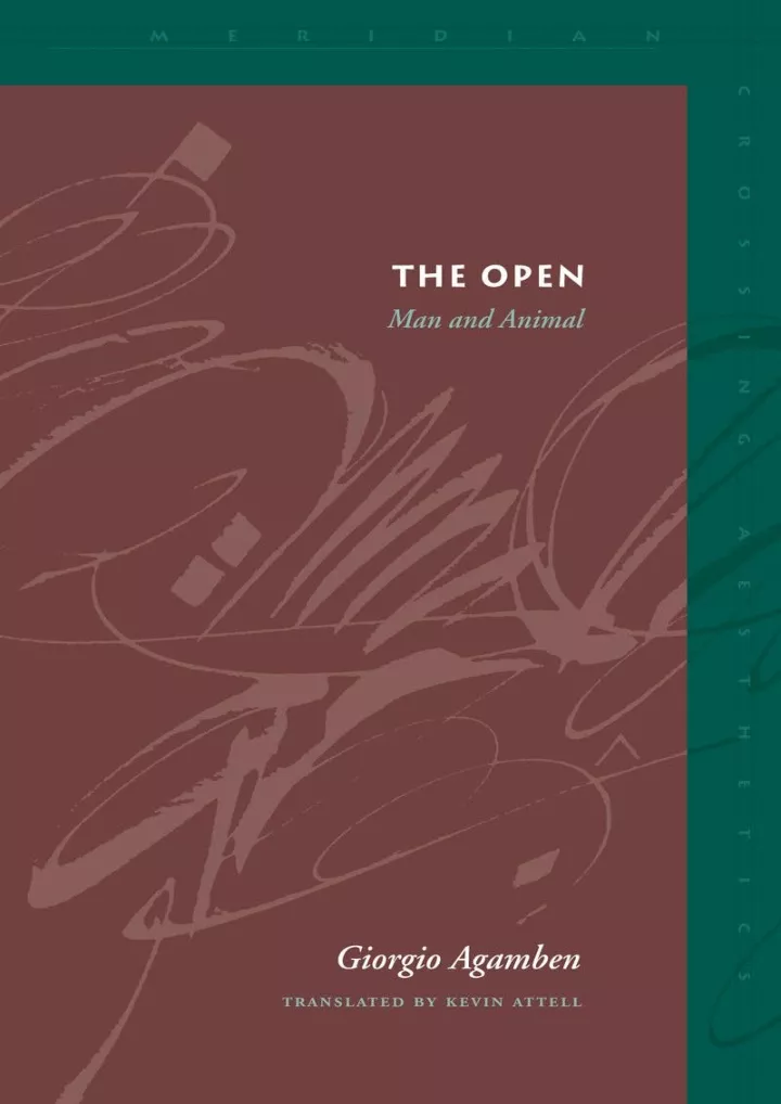 pdf read the open man and animal download