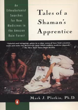 get [PDF] ❤Download⭐ Tales of a Shaman's Apprentice: An Ethnobotanist Searches f