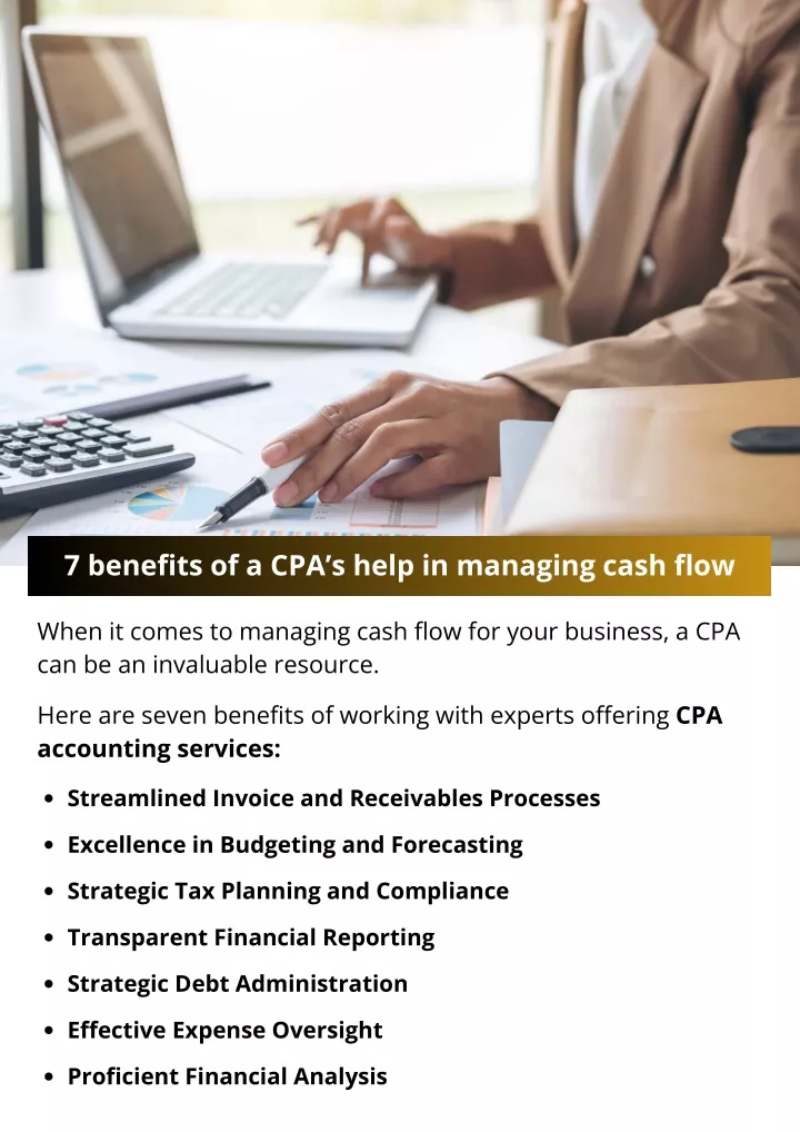 7 benefits of a cpa s help in managing cash flow