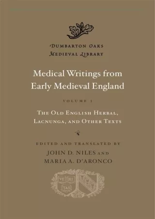 read pdf medical writings from early medieval