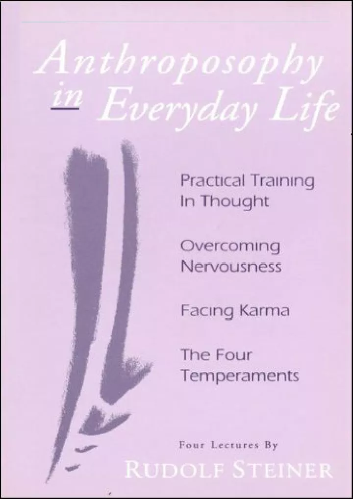 pdf read online anthroposophy in everyday life