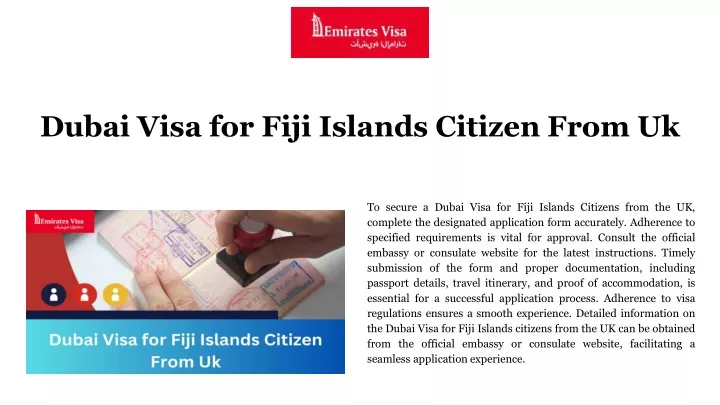 dubai visa for fiji islands citizen from uk