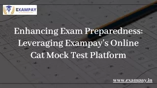 online cat mock test by Exampay