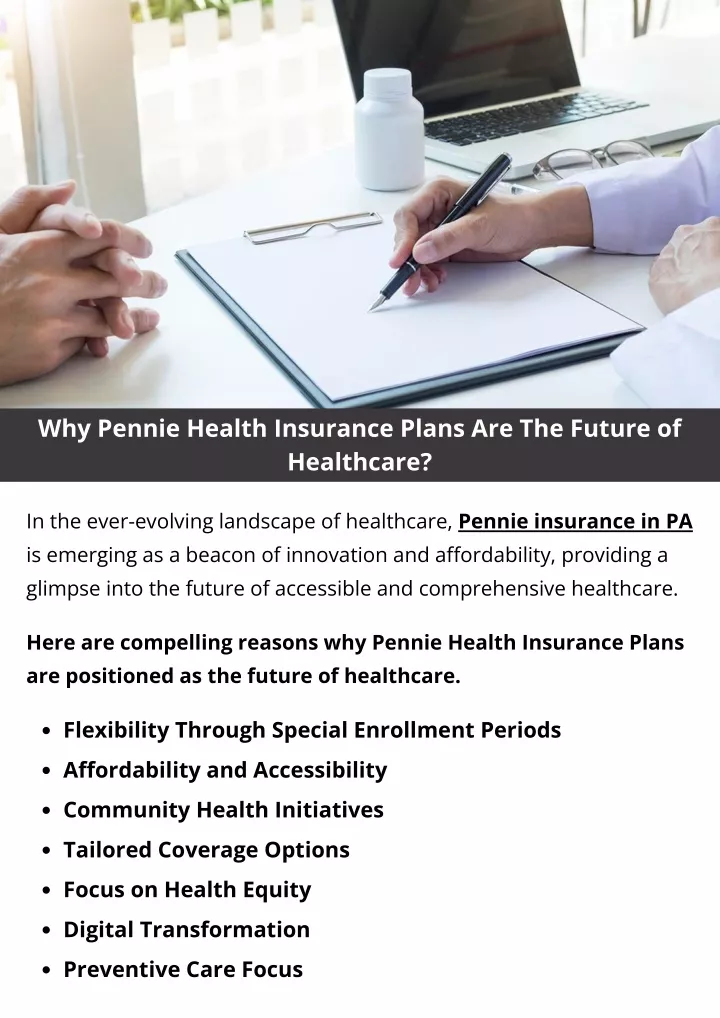 why pennie health insurance plans are the future