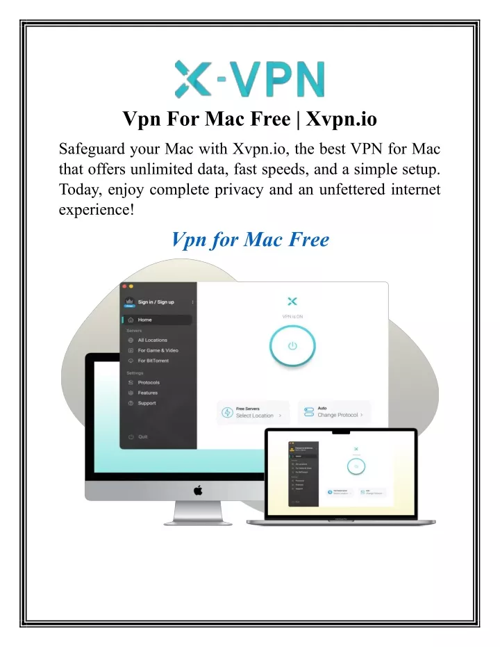 vpn for mac free xvpn io