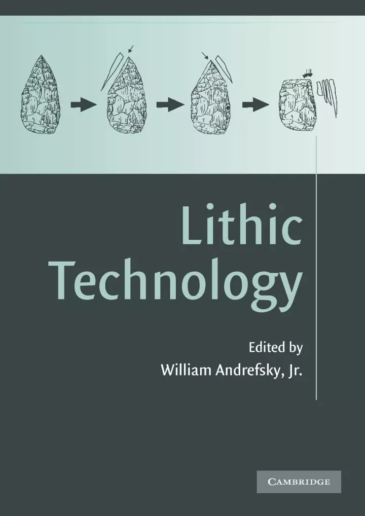 pdf read download lithic technology measures