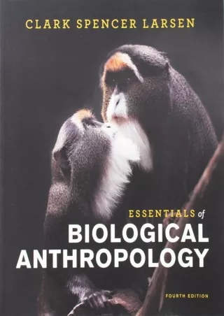 PDF/❤READ✔  Essentials of Biological Anthropology
