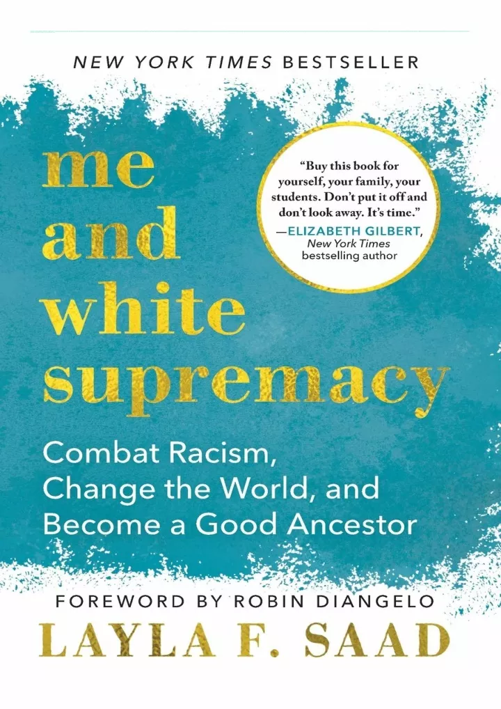 read pdf me and white supremacy combat racism