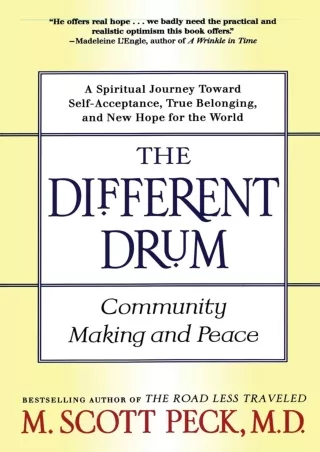 [❤READ Download⭐]  The Different Drum: Community Making and Peace